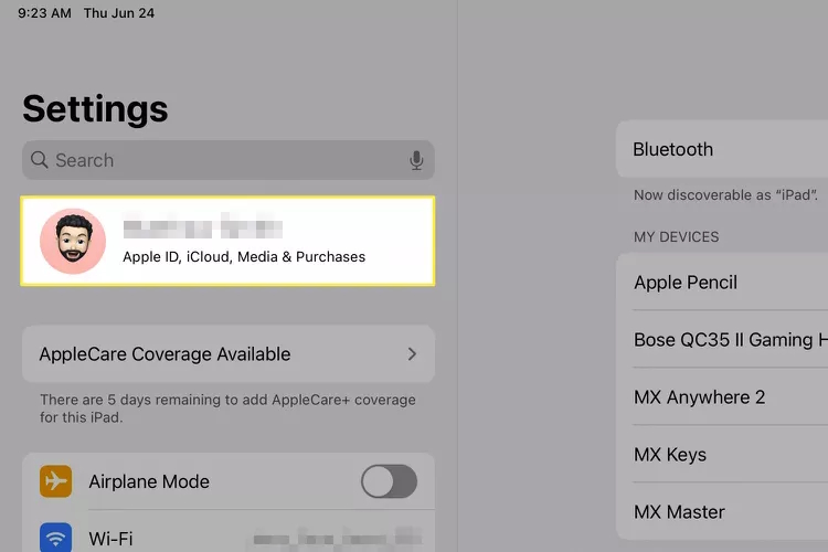 Detailed instructions on how to disconnect your iPad from your iPhone. Picture 1