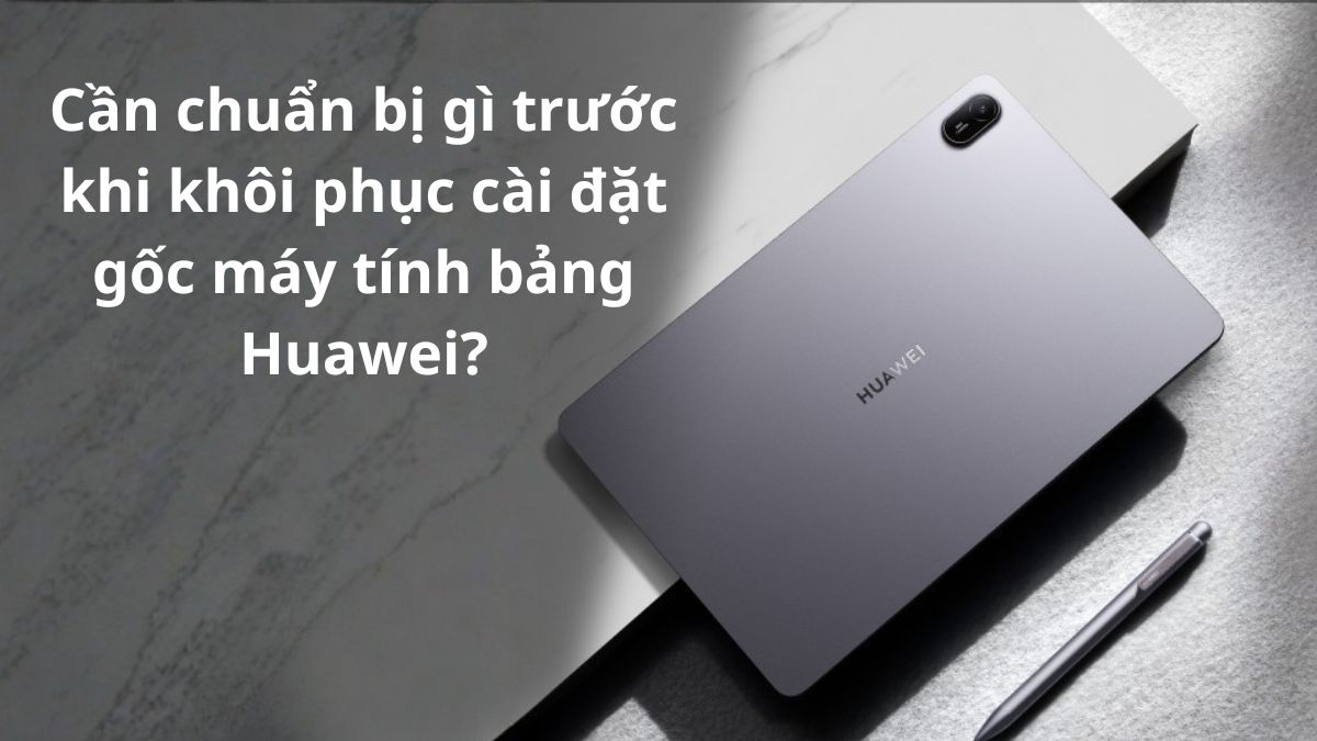 Picture 1 of Detailed guide on how to reset a Huawei tablet.