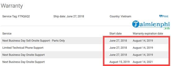 Detailed instructions for checking Dell Laptop warranty Picture 4