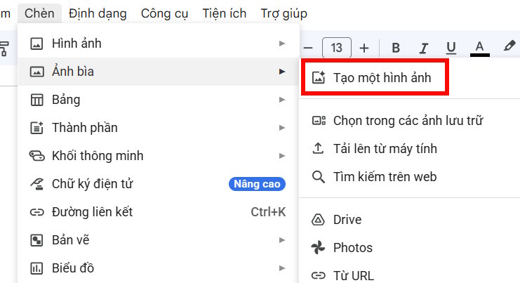 Detailed guide on creating images in Google Docs using Gemini Picture 7