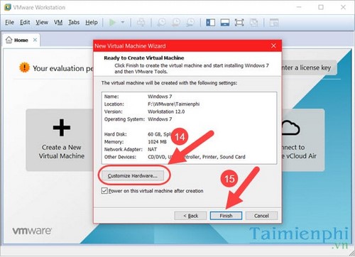Detailed instructions for installing and using VMware virtual machines Picture 10