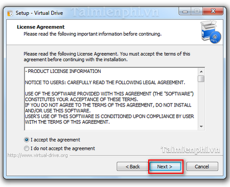Detailed instructions for installing Virtual Drive Picture 3