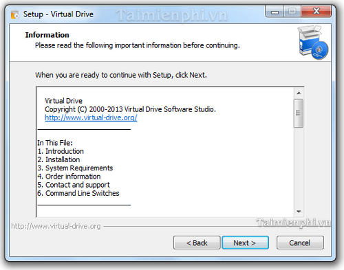 Detailed instructions for installing Virtual Drive Picture 4
