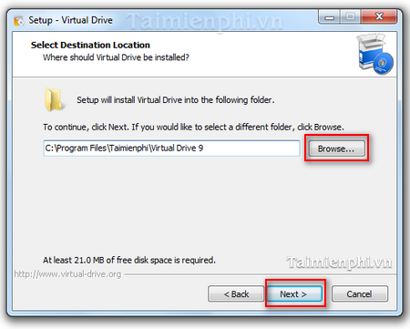 Detailed instructions for installing Virtual Drive Picture 5