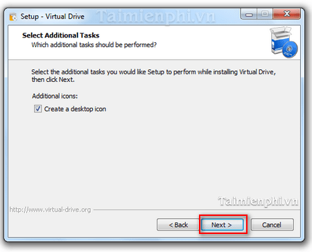 Detailed instructions for installing Virtual Drive Picture 6