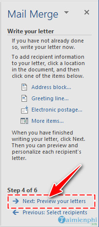 Detailed instructions for mail merge in Word 2010, 2013, 2016 Picture 13