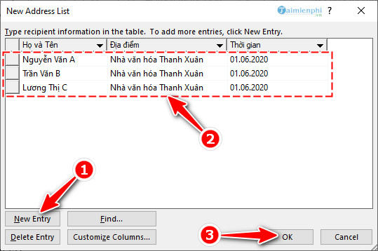 Detailed instructions for mail merge in Word 2010, 2013, 2016 Picture 7