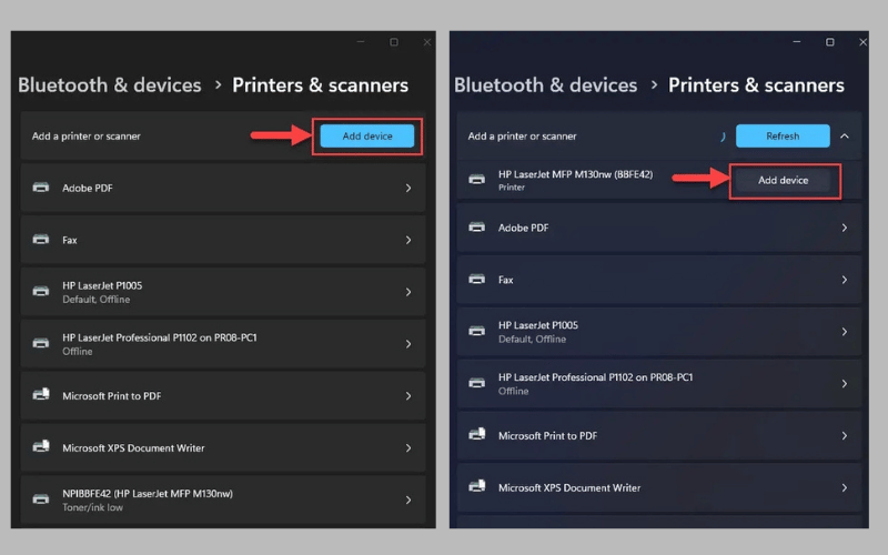 images 9 of Detailed instructions on how to connect a printer to a Windows laptop and MacBook.