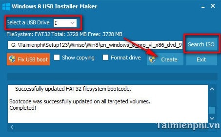 Detailed instructions on how to create a USB to install Windows 8.1 Picture 3