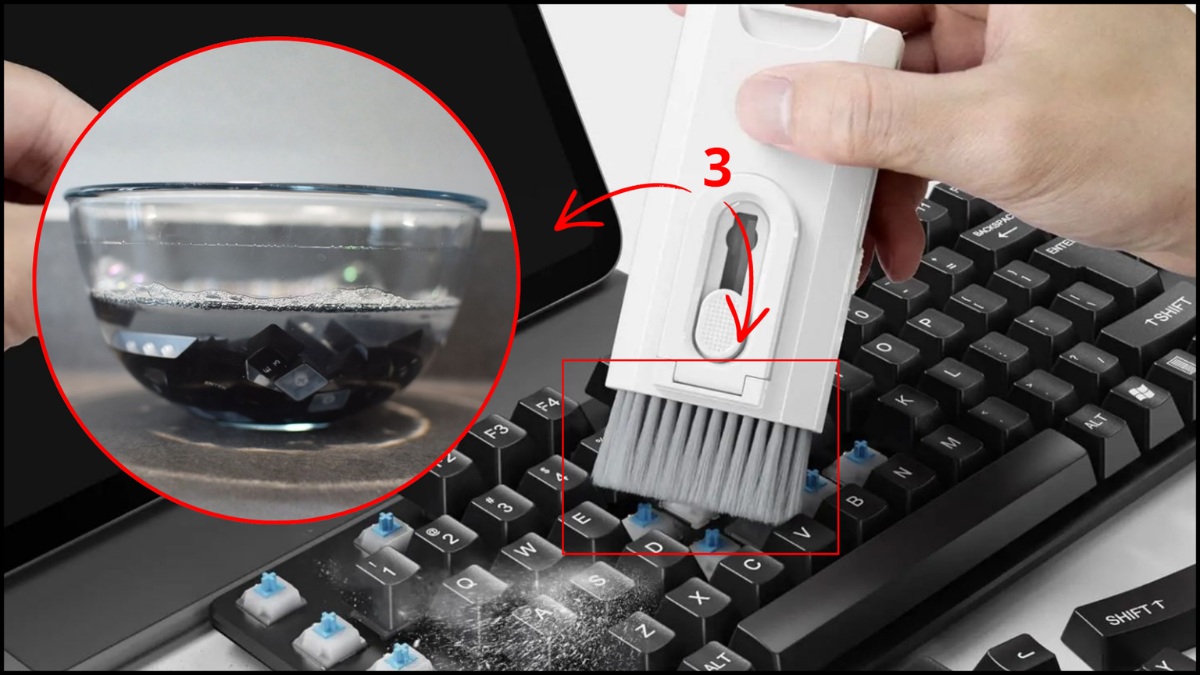 Picture 4 of Detailed instructions on how to safely and cleanly disassemble a mechanical keyboard.