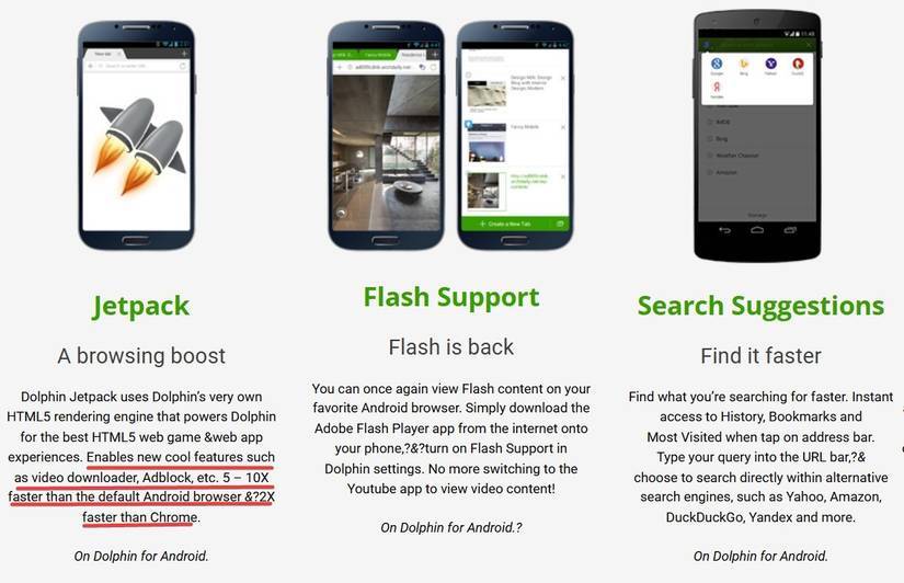 Dolphin Browser Claims to be 2x Faster Than Chrome: Is This True? Picture 1