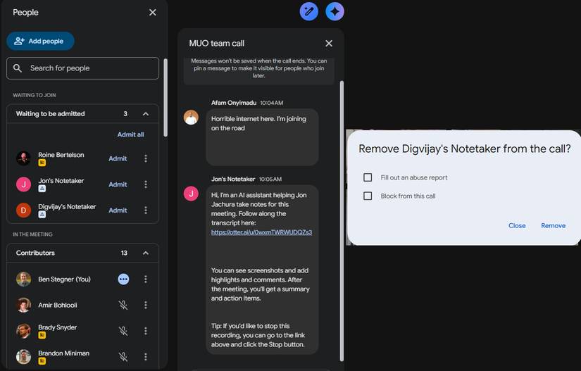 Don't invite bots to your online meetings! Picture 1