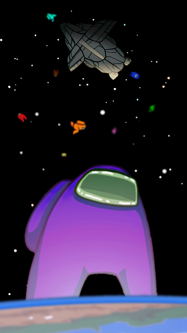 Download Among Us wallpapers for your phone and computer. Picture 44