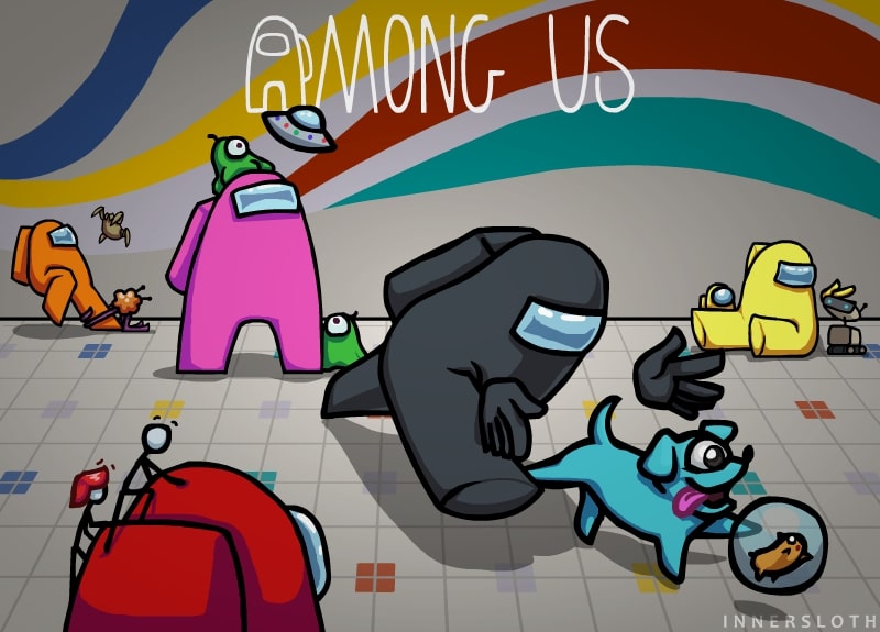 Download Among Us wallpapers for your phone and computer. Picture 60