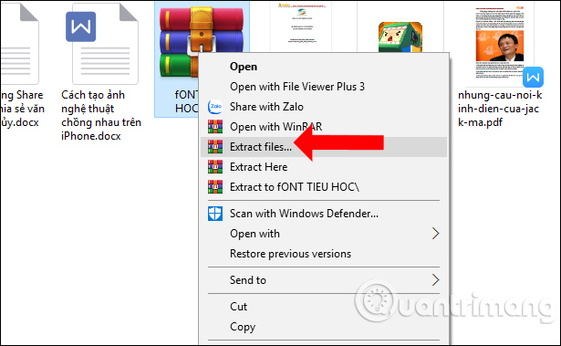 Picture 1 of Download elementary school fonts, Vietnamese handwriting fonts, and install them on your computer.
