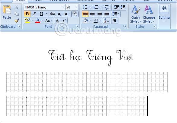 Picture 11 of Download elementary school fonts, Vietnamese handwriting fonts, and install them on your computer.
