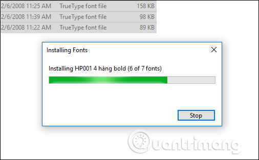 Picture 3 of Download elementary school fonts, Vietnamese handwriting fonts, and install them on your computer.