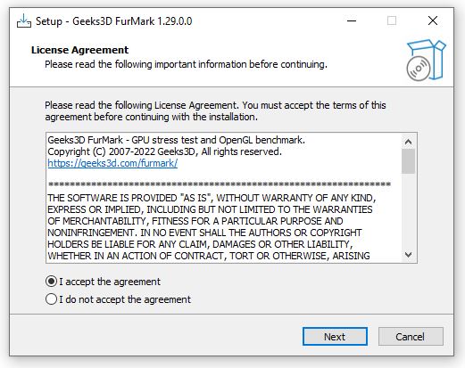 Download Furmark and how to use it to test GPU power Picture 5
