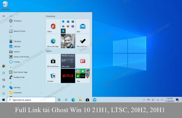 Picture 2 of Download links for Ghost Win 10 LTSC, 21H1, 20H2, 20H1 at high speed.
