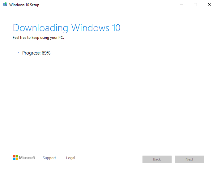 Download Media Creation Tool - Support for Windows 10 Installation Picture 8