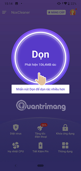 Picture 3 of Download Nox Cleaner and learn how to use Nox Cleaner on Android to clean up junk files.