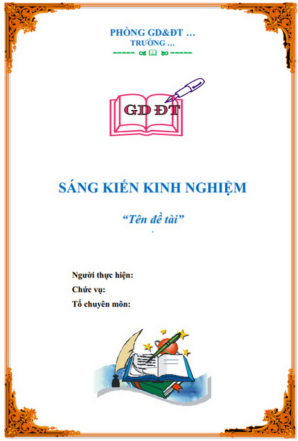 Download standard and beautiful Word file experience initiative cover template Picture 3