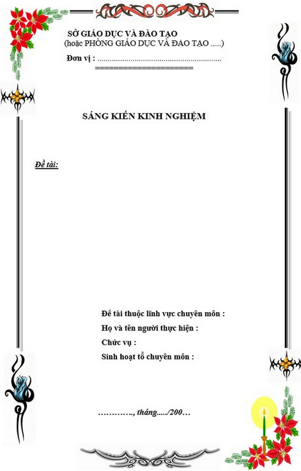 Download standard and beautiful Word file experience initiative cover template Picture 7