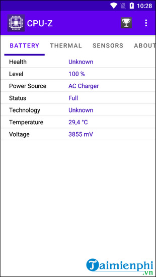 Picture 8 of Download the latest CPU Z APK for Android and learn how to view its specifications.