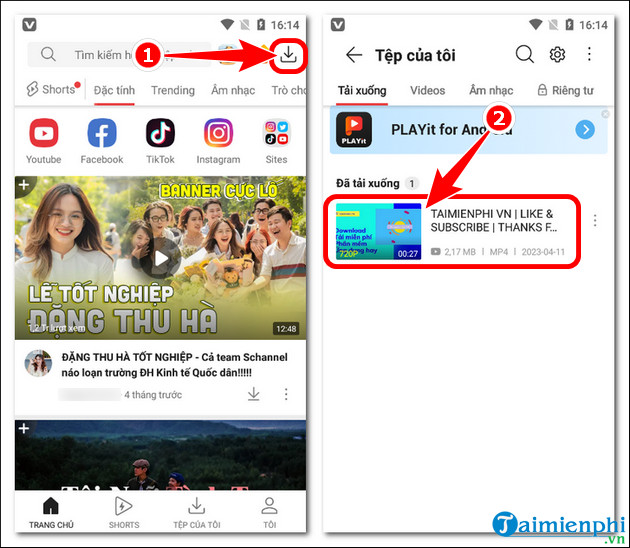 Download Vidmate APK for Android, HD video download app Picture 10