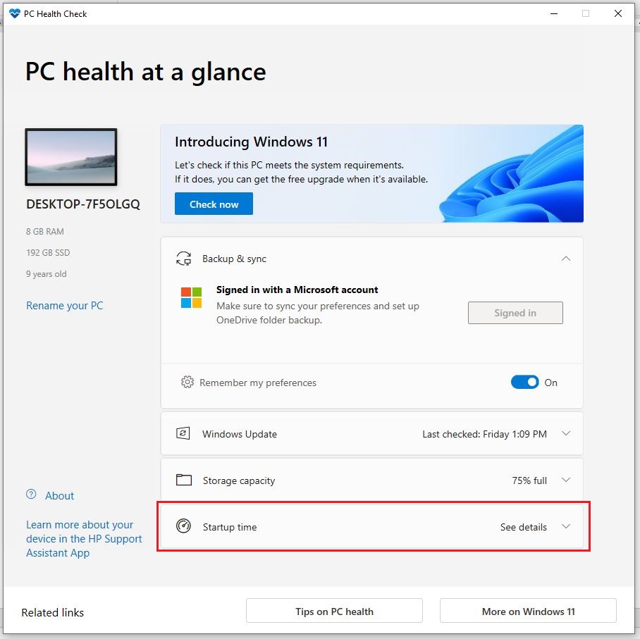 Download Windows PC Health Check and Detailed Installation Instructions Picture 11