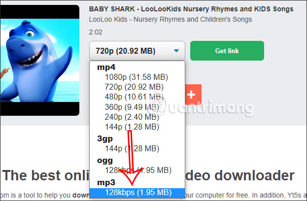 Download Youtube music, 13 ways to download MP3 from YouTube, extract music from YouTube videos very easily Picture 26