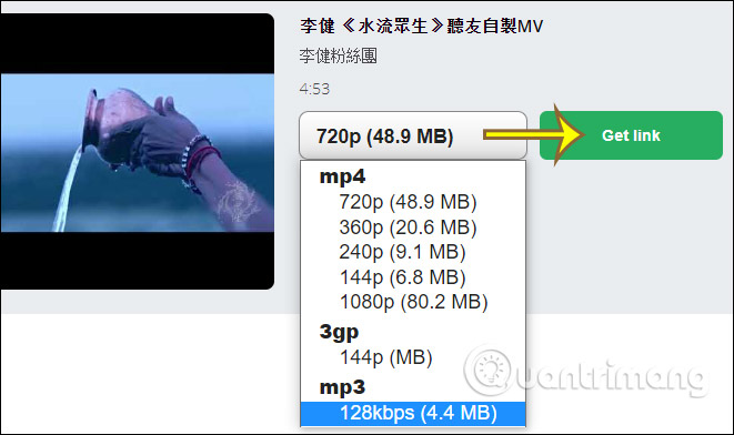 Download Youtube music, 13 ways to download MP3 from YouTube, extract music from YouTube videos very easily Picture 3