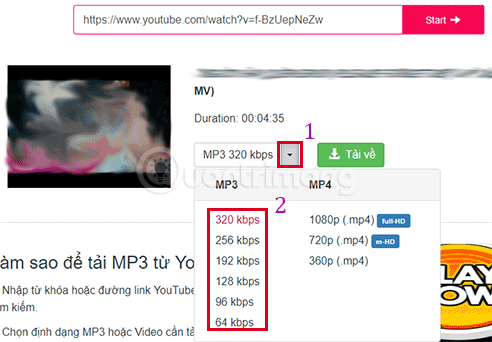 Download Youtube music, 13 ways to download MP3 from YouTube, extract music from YouTube videos very easily Picture 7