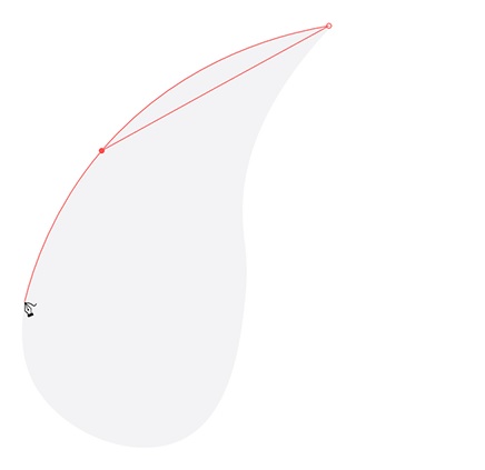 Picture 2 of Draw and edit curves with the Curvature tool in Illustrator.