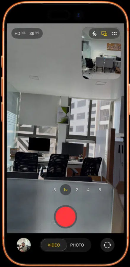How to record dual video on iPhone 17 Picture 1