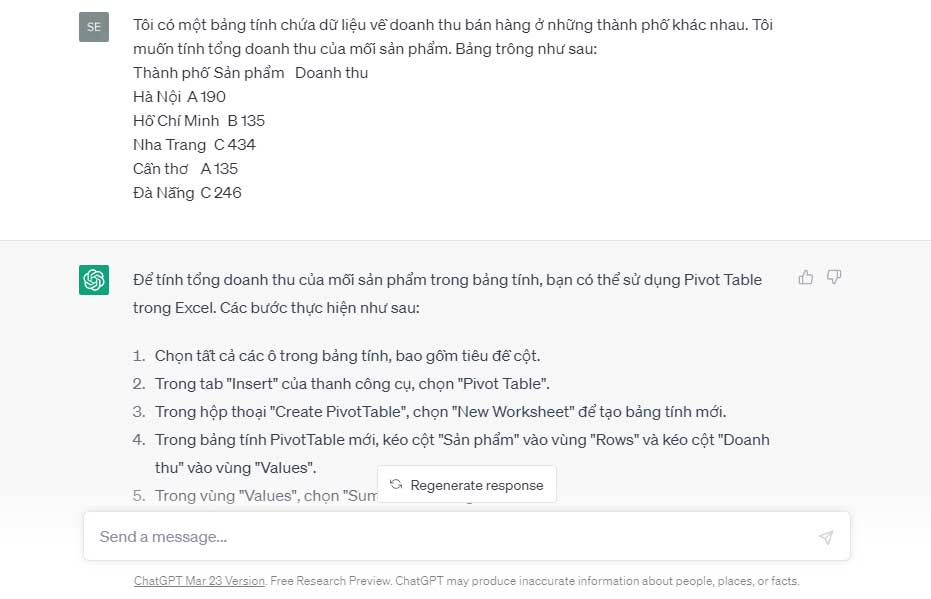 Picture 2 of Effective ways to use ChatGPT in Excel