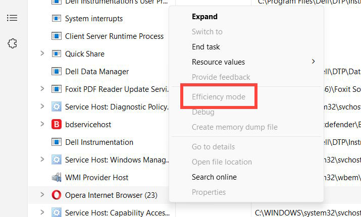 What is Efficiency Mode on Windows 11? How to enable Efficiency Mode. Picture 4