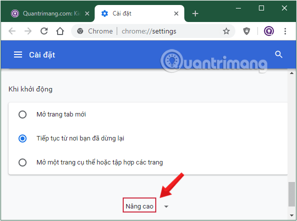 Picture 3 of Enable or disable JavaScript on Chrome, Cốc Cốc, Firefox, Edge, Opera, Safari, and Tor.
