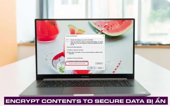Encrypt contents to secure data is hidden, how to open it? Picture 1