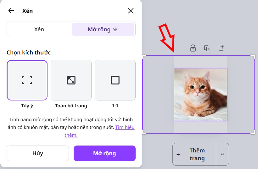 Enlarge sharp images with Magic Expand on Canva AI. Picture 6