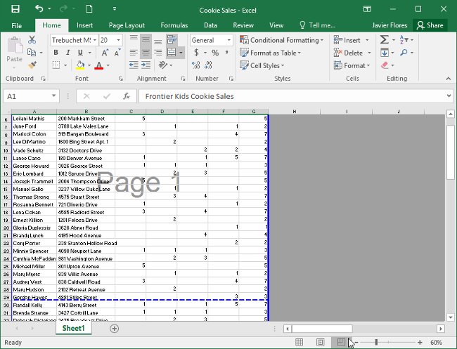 Excel 2016 - Lesson 1: Getting acquainted with Microsoft Excel - Complete guide to Excel 2016 Picture 18