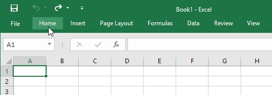 Excel 2016 - Lesson 1: Getting acquainted with Microsoft Excel - Complete guide to Excel 2016 Picture 9