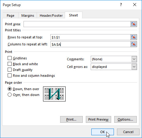 Excel 2016 - Lesson 12: Formatting pages and printing spreadsheets in Excel Picture 27
