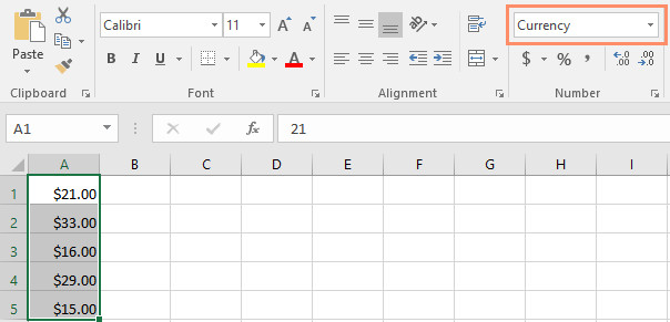 Excel 2016 - Lesson 8: How to format numbers in Excel (Number Formats) Picture 3