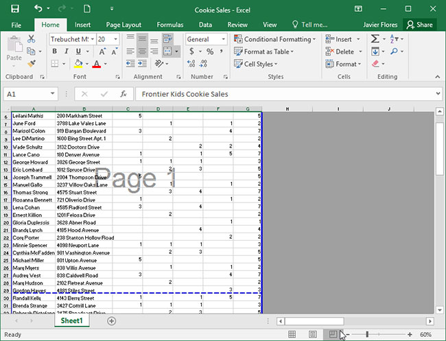 Picture 18 of Excel 2019 (Part 1): Getting Started with Excel