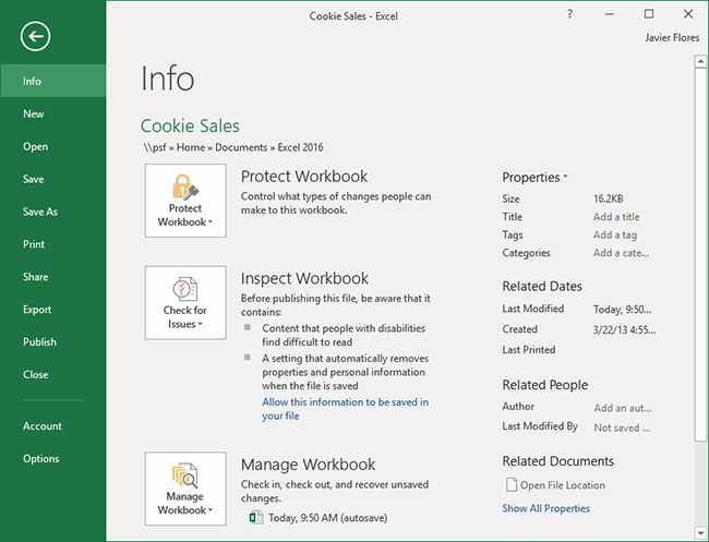 Picture 20 of Excel 2019 (Part 1): Getting Started with Excel