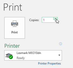 Picture 5 of Excel 2019 (Part 11): Layout and Printing