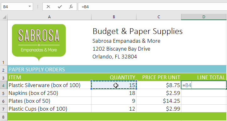 Picture 13 of Excel 2019 (Part 12): Introduction to Formulas
