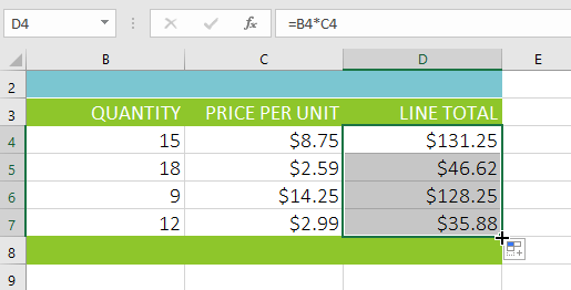Picture 17 of Excel 2019 (Part 12): Introduction to Formulas