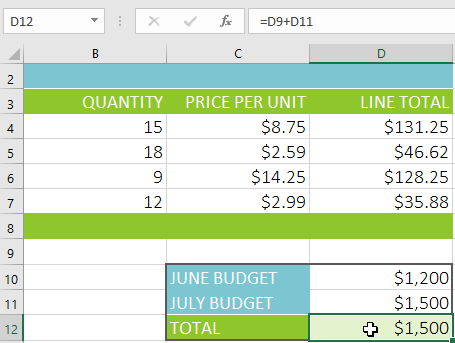 Picture 18 of Excel 2019 (Part 12): Introduction to Formulas
